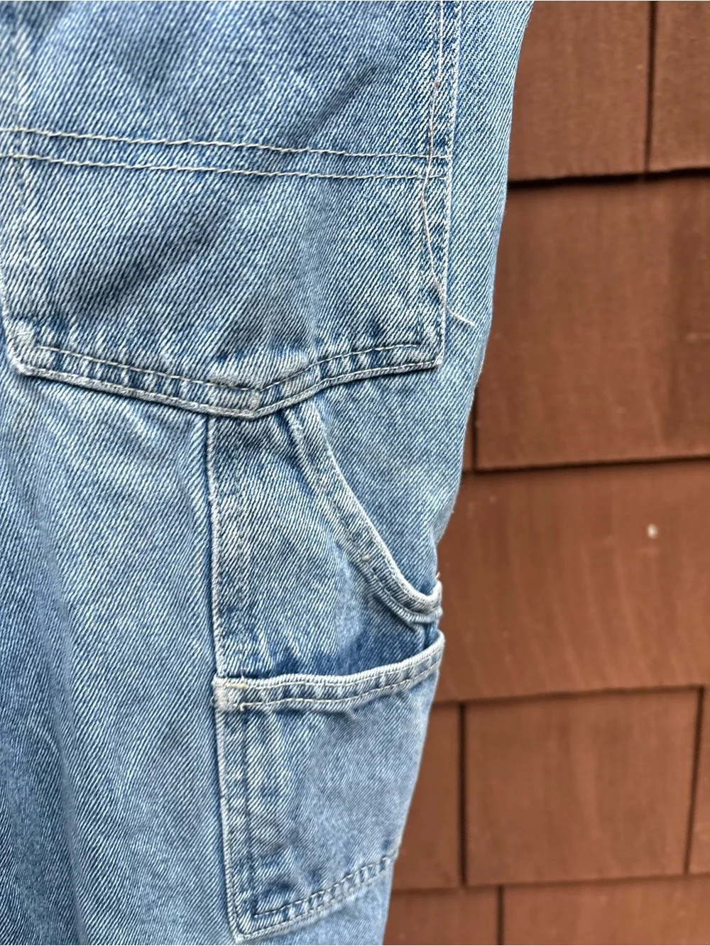 OshKosh B'gosh Light Blue Denim carpenter Overalls 8
